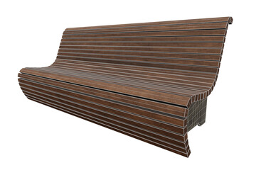 wooden chair isolated on transparent background