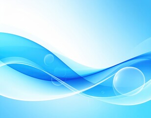 Fototapeta premium A mesmerizing abstract background featuring flowing blue waves, blending various shades of azure and cerulean, creating a tranquil and dynamic visual effect.