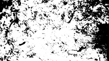 Abstract grunge black and white distressed wall texture background, Black and White Grunge Texture Background, Distressed Concrete Surface Texture, Isolated on transparent background, PNG	
