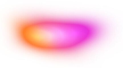 Abstract glowing neon light leaks photo overlay effect background, film grain texture on transparent background, color gradients shape, color glow effect, lights beams effect