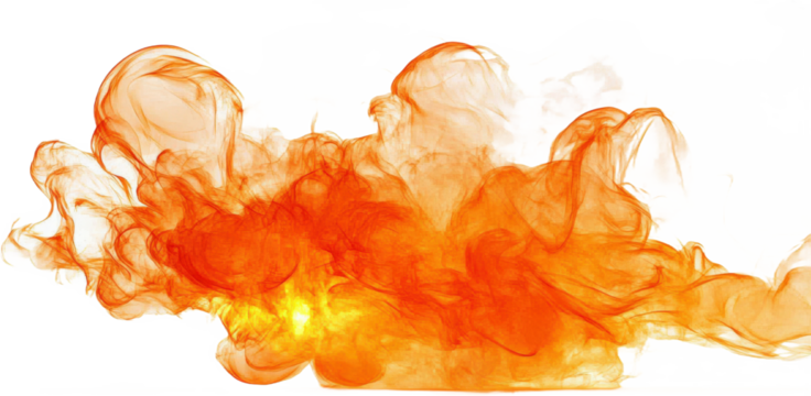 Abstract Fiery Explosion