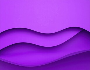 A vibrant abstract background featuring rich shades of purple, adorned with smooth, flowing wavy lines that create a sense of movement and depth.