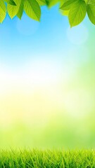 Obraz premium Fresh Spring Greenery