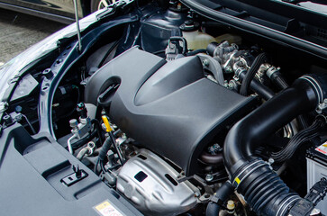 Fototapeta premium Automobile engines, machinery used in traffic