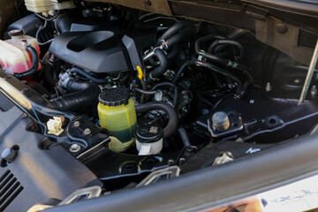 Obraz premium Automobile engines, machinery used in traffic