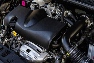 Fototapeta premium Automobile engines, machinery used in traffic