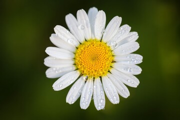 Obraz premium Dew-Kissed Daisy in Soft Focus