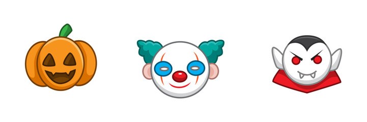 Set Halloween Icons