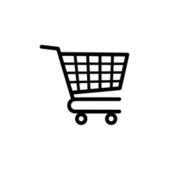 Shopping Cart Icon. Shopping Cart Icon Vector – E-commerce, Retail, Online Store Symbol