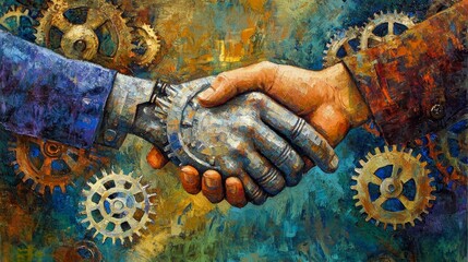 A business partnership forged in synergy, where each individual ss strength fuses to create unique, innovative solutions, driving success, increased market share, and sustained growth