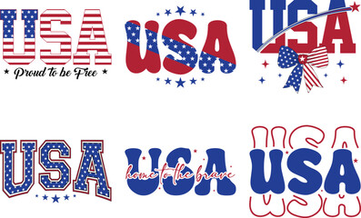 Usa Svg Bundle, 4th Of July PNG Art & Illustration