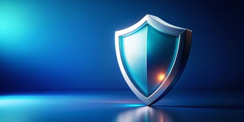 Cybersecurity Shield: Digital Safety & Data Protection Stock Photo
