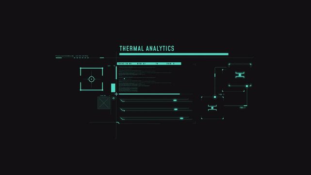 Info text Hud display in 4k with transparent background