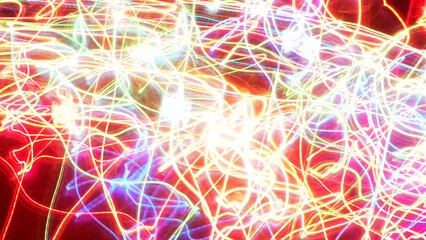 Abstract defocused blurred bokeh light dots background. Blurred holiday celebration lights.