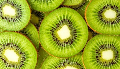 輪切りのキウイフルーツ