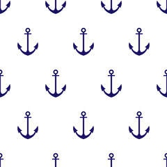 Seamless pattern with anchors. Seamless pattern for wallpaper, print, wrapping paper, textile.