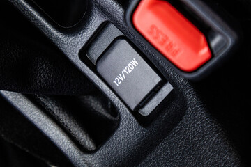 Push button, command control button on the car
