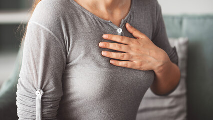 Woman with shortness of breath