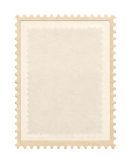 Obraz premium blank postage stamp isolated on white background, PNG