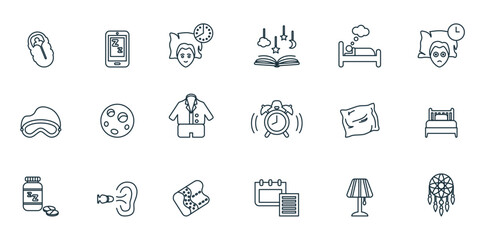 Sleepless icons portray sleep hygiene