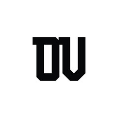 OV monogram logo design letter text name symbol monochrome logotype alphabet character simple logo