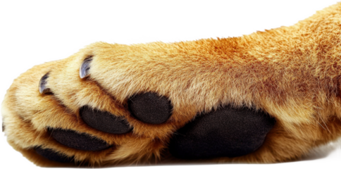 Closeup of a Wild Animal Paw