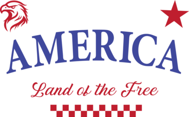 America USA 4th of July Varsity