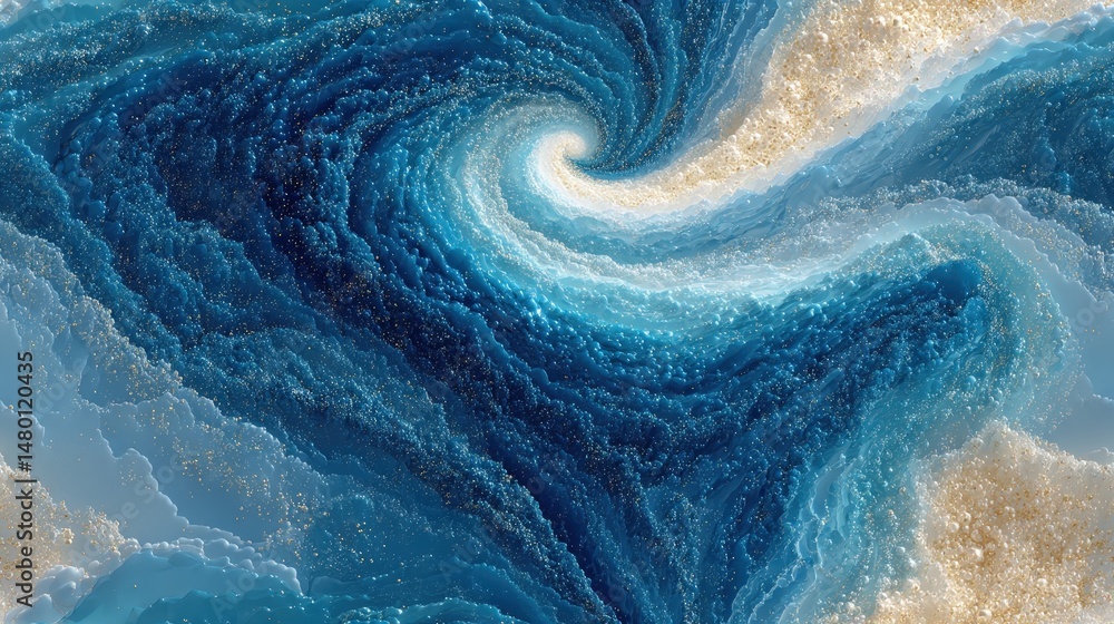 Canvas Prints cosmic swirl texture in galaxy inspired design for backgrounds