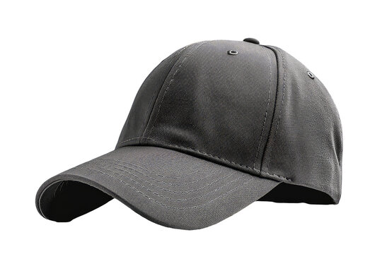 A black hat with a pattern of waves on it