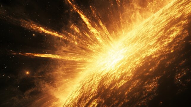 Cosmic explosion, intense stellar event
