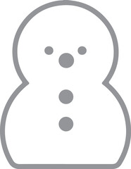 Snowman Christmas Icon