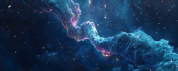 Obraz premium Cosmic nebulae in deep space