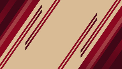 Elegant Burgundy and Beige Diagonal Stripes Pattern