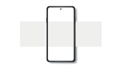 Carousel post, new popular smartphone, vector illustration