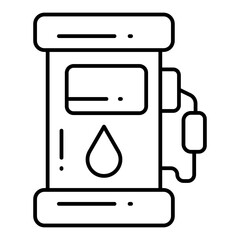 Gas Station line icon