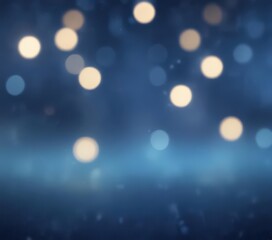 Abstract blue bokeh background, soft focus, dreamy texture,  water,  nebula,  magical