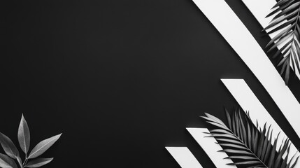 Naklejka premium Black and white abstract grunge background design with vector illustration concept