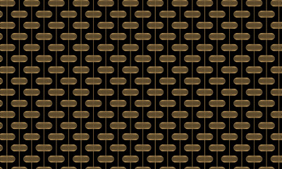 Ellipse shape seamless pattern design | Traditional creative line stripes luxury pattern for packaging, texture, fabric, decoration, business, cover and card design with golden color