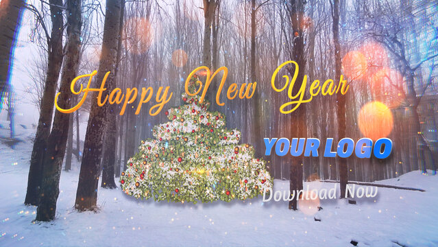 Merry Christmas Logo Reveal