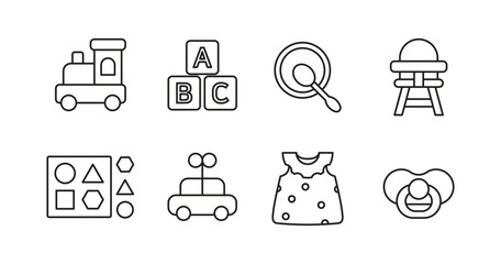 Baby items toys food chair clothes