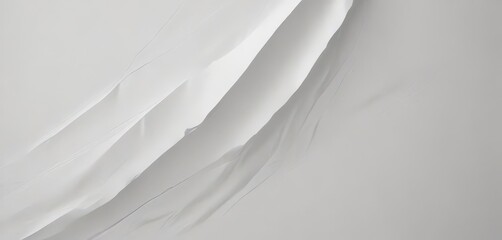 Obraz premium Subtle creases and wrinkles on a white poster, creating a textured surface , white, image, fold