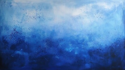 Fototapeta premium Abstract Blue Landscape with Textured Surface
