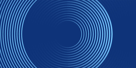 3d blue concentric circle pattern background