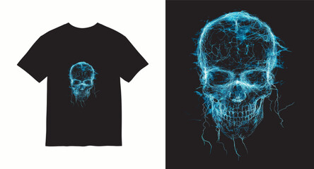 Graffiti skull graphic vector t-shirt design	