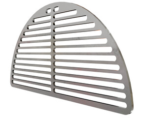 Cast Iron Half Grate: A 3D rendering of a durable, half-moon cast iron grill grate, ideal for versatile BBQ setups.