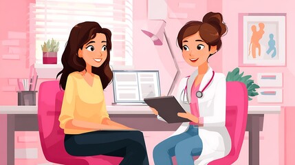 Consultation between doctor and patient