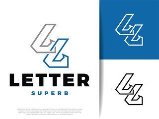 Initial Letter BB Icon Illustration Design