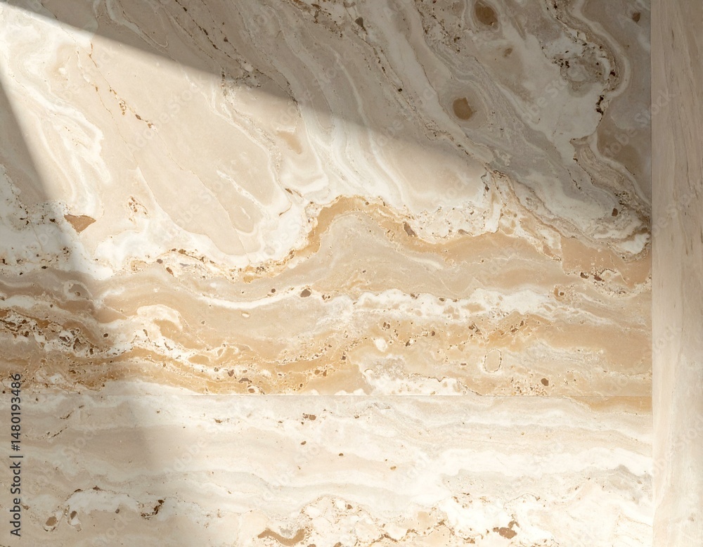 Poster abstract beige textured background. curving lines and layers create a modern, elegant design. perfec