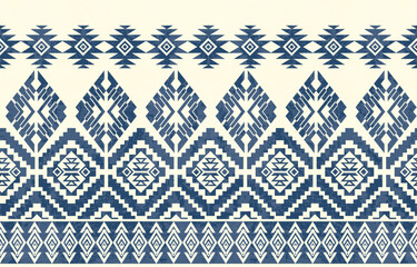 Native pattern american tribal indian ornament pattern geometric ethnic textile texture tribal aztec pattern navajo mexican fabric seamless Vector decoration fashion