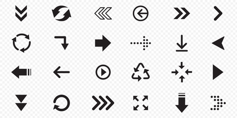 Arrows big black set icons, arrow icon, modern simple arrows, arrow vector collection . Different cursor arrow direction symbols, Arrows set, Arrow icon, Arrow black colored.
